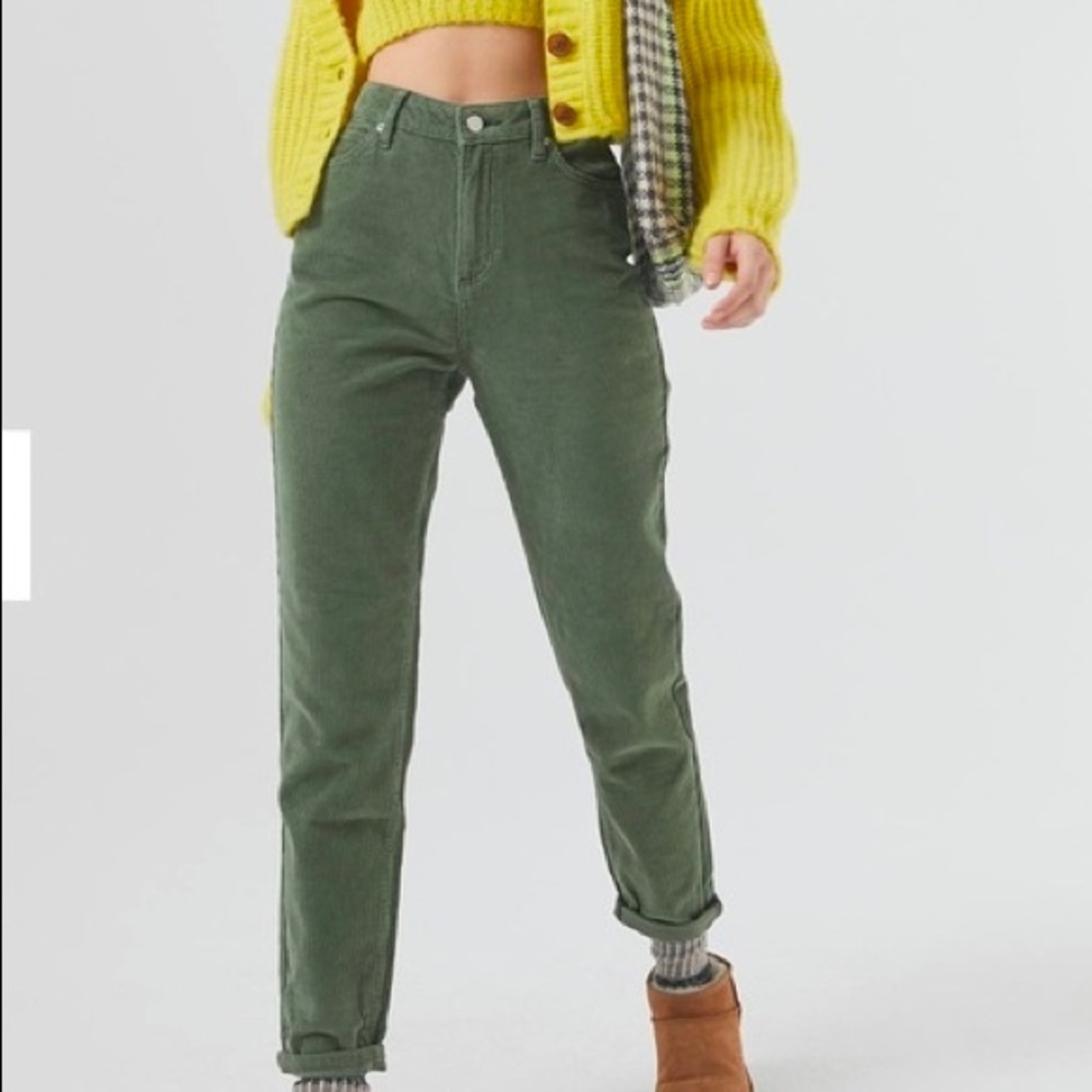 Urban Outfitters BDG Color Corduroy High-Waisted Mom Pant